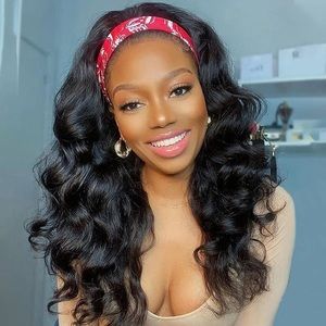 HUMAN HAIR HEADBAND WIG BODYWAVE